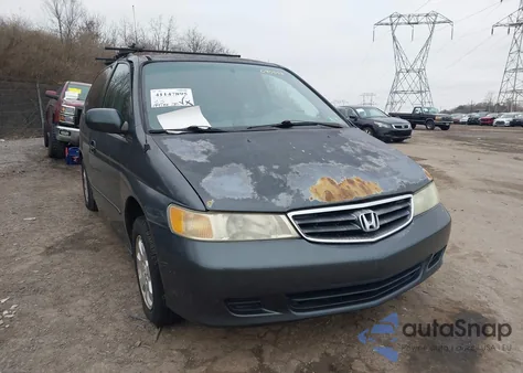 2004 Honda Odyssey Ex z USA, uszkodzony, nr VIN 5FNRL188648090552